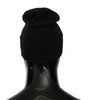 Bonnet gris chic Dolce & Gabbana avec broderie exclusive