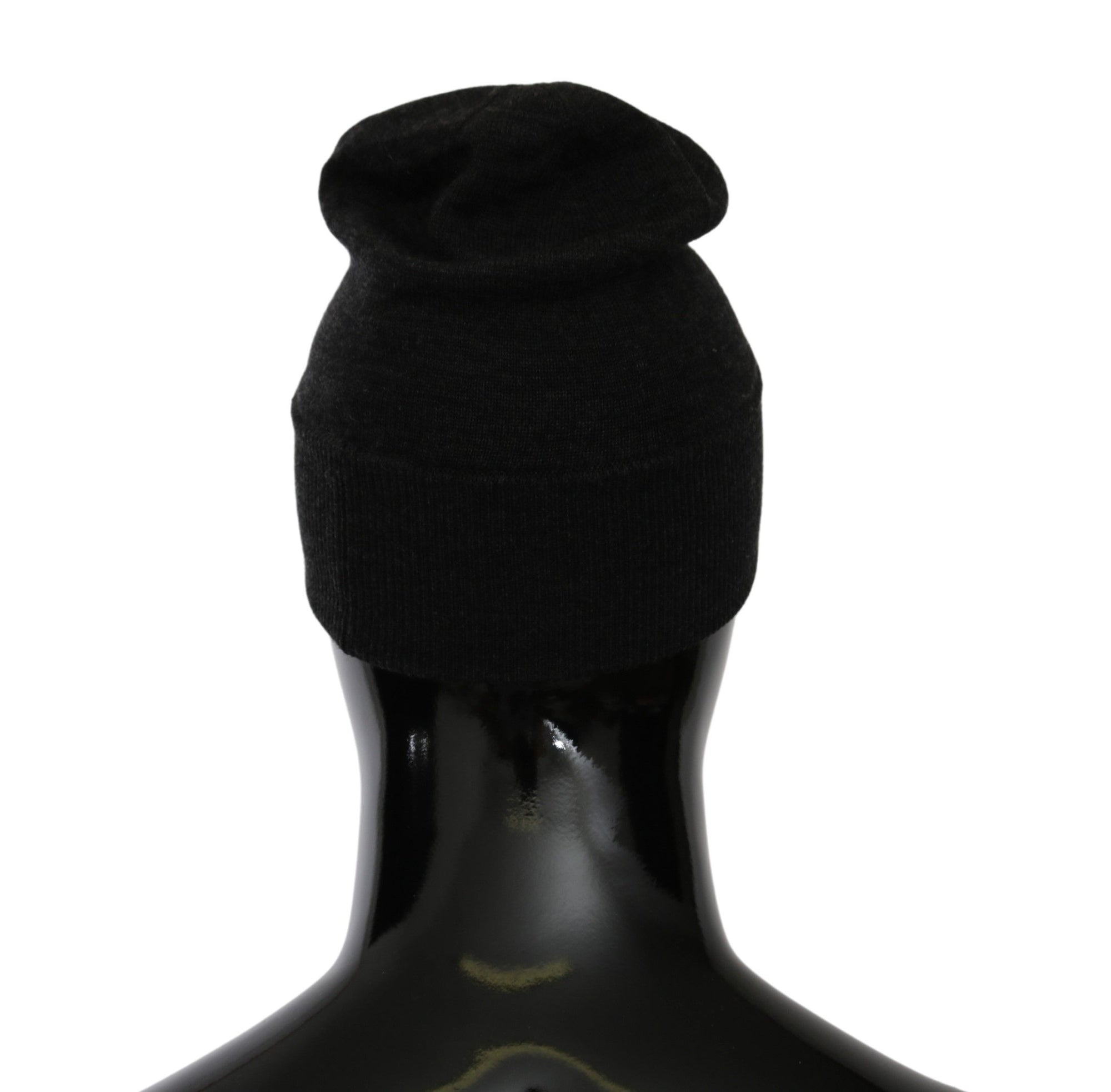 Bonnet gris chic Dolce & Gabbana avec broderie exclusive