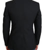 Dolce &amp; Gabbana Elegant Black Virgin Wool Formal Blazer
