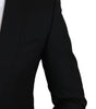 Dolce &amp; Gabbana Elegant Black Virgin Wool Formal Blazer