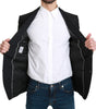 Dolce &amp; Gabbana Elegant Black Virgin Wool Formal Blazer