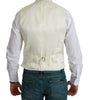 Dolce & Gabbana White Waistcoat Formal Wool  Vest