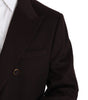 Dolce &amp; Gabbana Elegant Bordeaux Taormina Cashmere Blazer