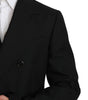 Dolce &amp; Gabbana Elegant Black Slim Fit Formal Blazer