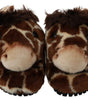 Claquettes élégantes à motif girafe Dolce &amp; Gabbana pour un confort sophistiqué