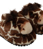 Claquettes élégantes à motif girafe Dolce &amp; Gabbana pour un confort sophistiqué