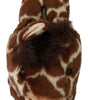 Claquettes élégantes à motif girafe Dolce &amp; Gabbana pour un confort sophistiqué