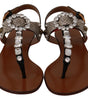 Sandales élégantes à lanières Dolce & Gabbana au charme exotique