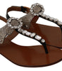 Sandales élégantes à lanières Dolce & Gabbana au charme exotique
