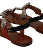 Sandales élégantes à lanières Dolce & Gabbana au charme exotique