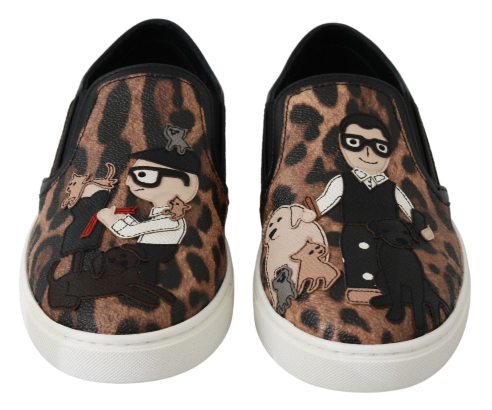Mocassins Dolce & Gabbana Chic à imprimé léopard pour un confort élégant