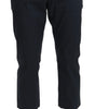Dolce & Gabbana Brown Stripes Cropped Trousers Pants