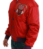 Dolce & Gabbana Red YEAR OF THE PIG Bomber Jacket