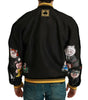 Dolce & Gabbana Black YEAR OF THE PIG Bomber Jacket