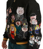 Dolce & Gabbana Black YEAR OF THE PIG Bomber Jacket