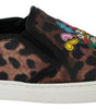 Mocassins élégants à imprimé léopard Dolce &amp; Gabbana pour un style sophistiqué