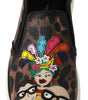 Mocassins élégants à imprimé léopard Dolce &amp; Gabbana pour un style sophistiqué