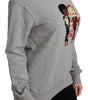 Dolce & Gabbana Gray #dgfamily Cotton Pullover Sweater