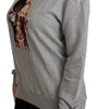 Dolce & Gabbana Gray #dgfamily Cotton Pullover Sweater