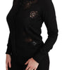 Dolce &amp; Gabbana Elegant Cashmere Silk Blend Lace Cardigan