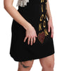 Dolce & Gabbana Black Fashion Devotion Sheath Mini Dress