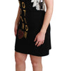 Dolce & Gabbana Black Fashion Devotion Sheath Mini Dress