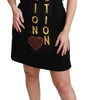 Dolce & Gabbana Black Fashion Devotion Sheath Mini Dress