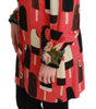 Dolce & Gabbana Pink Ice Cream Roses Sequined Dress