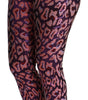 Dolce & Gabbana Multicolor Patterned Cropped High Waist Pants