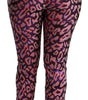 Dolce & Gabbana Multicolor Patterned Cropped High Waist Pants