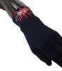 Dolce & Gabbana Blue Virgin Wool Unisex Gloves