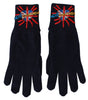 Dolce & Gabbana Blue Virgin Wool Unisex Gloves