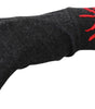 Gants unisexes en laine vierge grise Dolce &amp; Gabbana