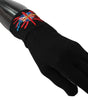 Dolce & Gabbana Black #DGLovesLondon Embroidered Wool Gloves