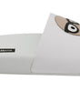 Dolce & Gabbana White Leather #dgfamily Slides Shoes Sandals