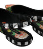 Dolce & Gabbana Élégantes ballerines fleuries ornées de cristaux