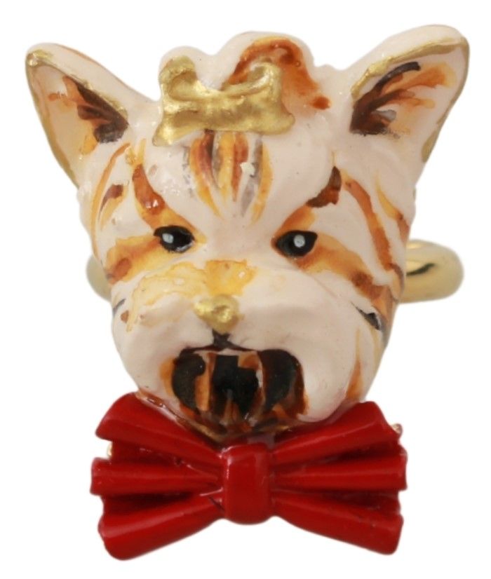 Bague Dolce &amp; Gabbana Chic Canine dorée