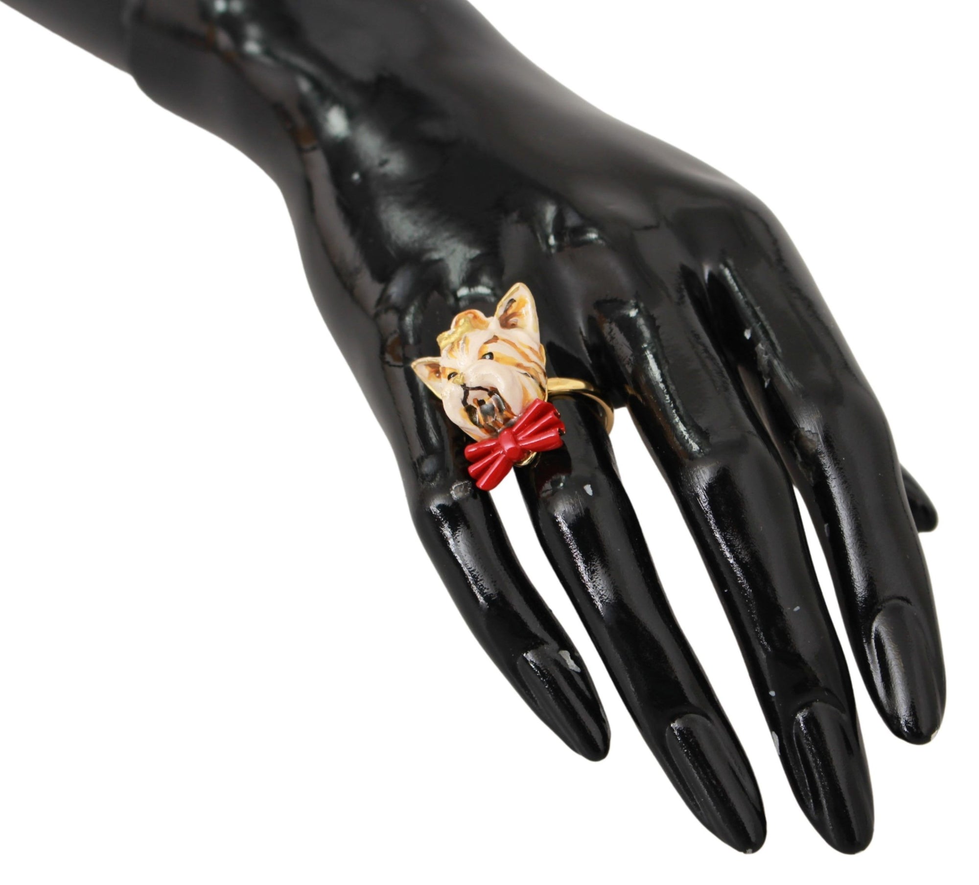 Bague Dolce &amp; Gabbana Chic Canine dorée