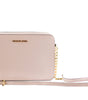 Michael Kors Jet Set Large East West Saffiano Leather Crossbody Bag Handbag (Powder Blush)
