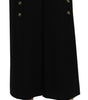Dolce & Gabbana Black High Waist Wide Leg Cropped Pants