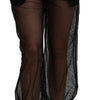 Dolce & Gabbana Black See Through Jogger Polyester Pants