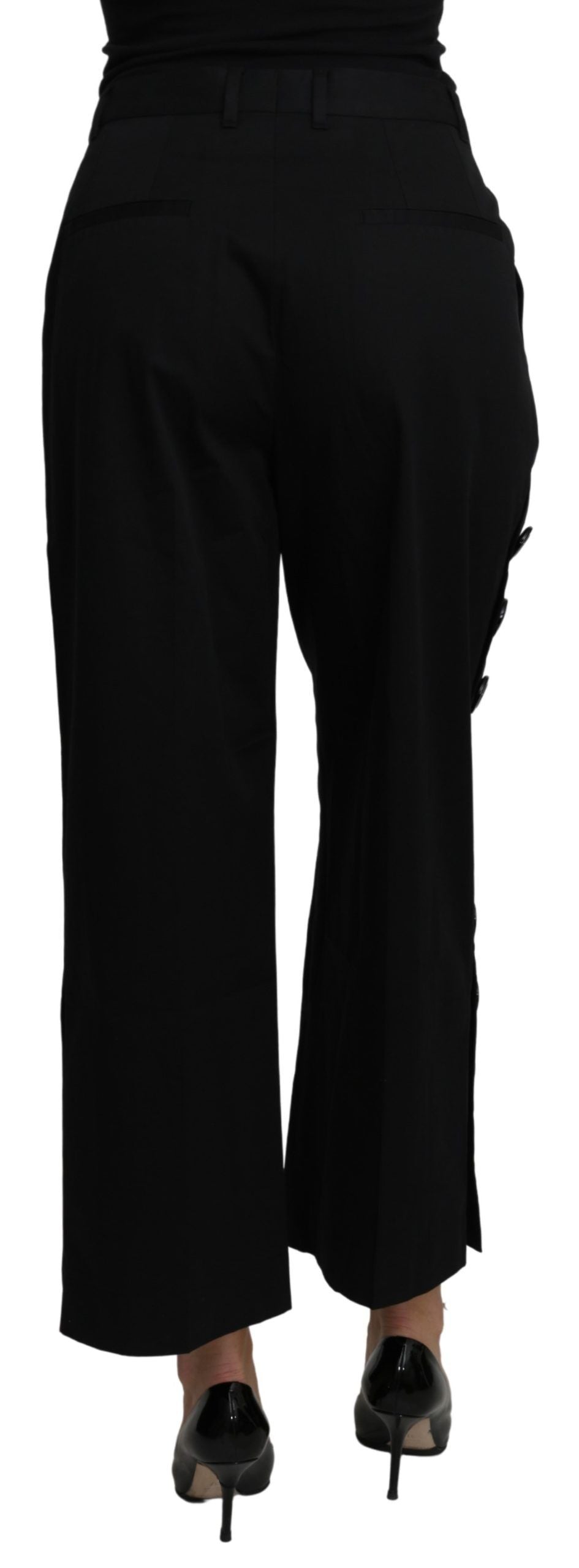Dolce &amp; Gabbana Elegant High Waist Cropped Pants