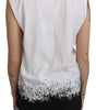 Dsquared² White Sleeveless T-shirt Tank Cotton Top