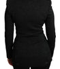 Dolce & Gabbana Elegant Black Brocade Single Breasted Blazer