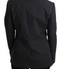 Dolce & Gabbana Gray Single Breasted Blazer Cotton Jacket