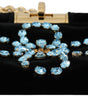 Dolce &amp; Gabbana Velvet Evening Party Crossbody with Crystal Studs