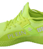 Philipp Plein Stylish Light Green Casual Sneakers