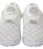 Philipp Plein White Polyester Casual Sneakers Shoes