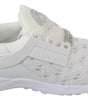 Philipp Plein White Polyester Casual Sneakers Shoes