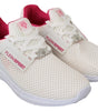 Philipp Plein White Pink Polyester Becky Sneakers Shoes